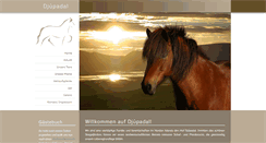 Desktop Screenshot of djupidalur.com